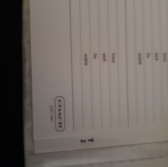 Coach notebook - Picture 5 of 13
